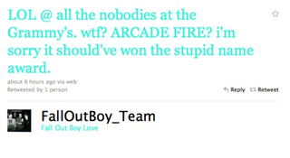 Illustration for article titled Righteous indignation, thy name is Who Is Arcade Fire??!!?